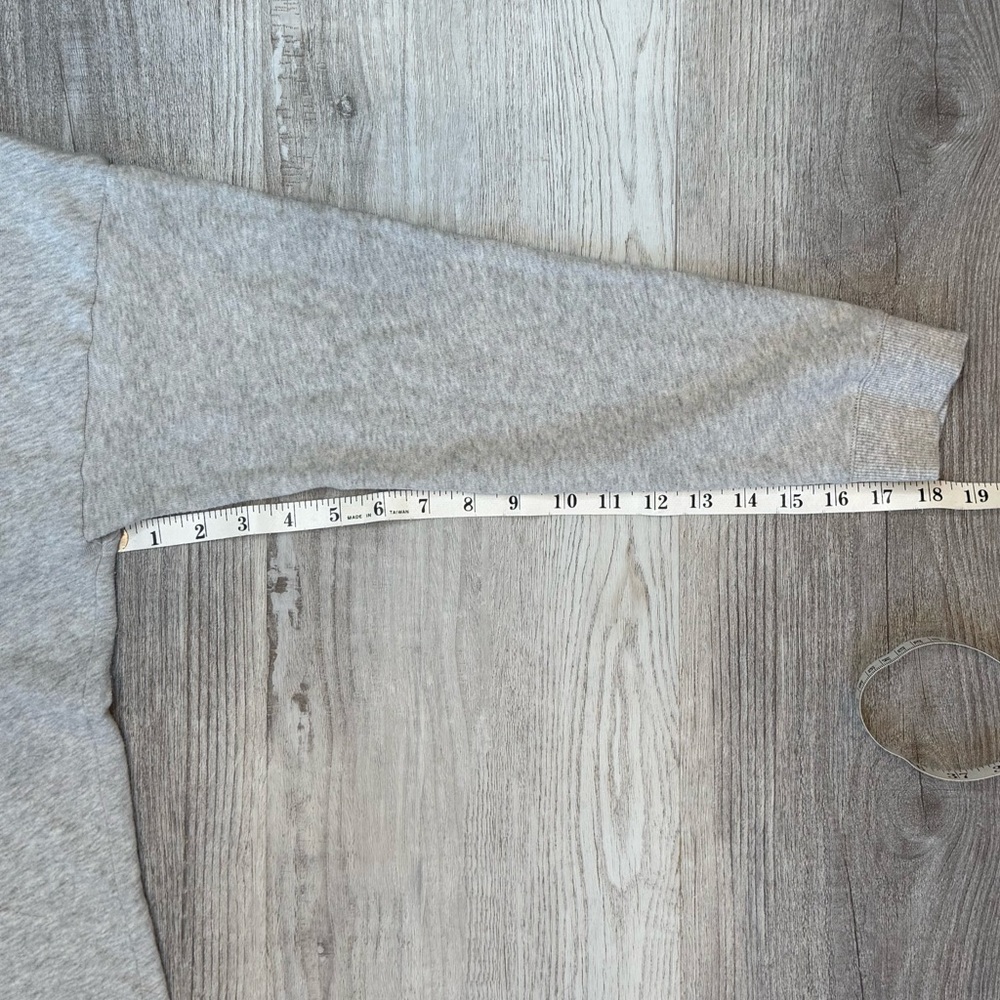 Lauren Ralph Lauren LRL French Terry sweatshirt Heather Grey Women’s XL Cotton - Picture 11 of 11